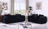 Eli Black Sofa Loveseat by New Era Innovations at Eve Furniture