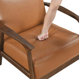 Eli Brown Accent Chair by Homelegance at Eve Furniture