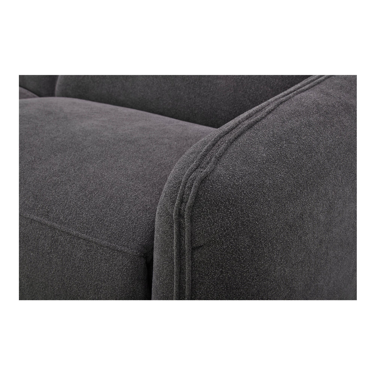 Eli Dusk Grey Power Recliner Sofa by MOES at Eve Furniture