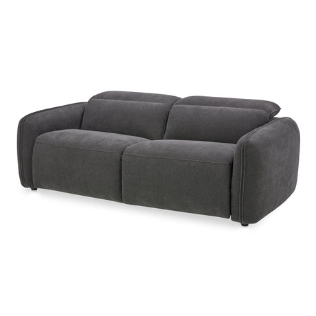 Eli Dusk Grey Power Recliner Sofa by MOES at Eve Furniture