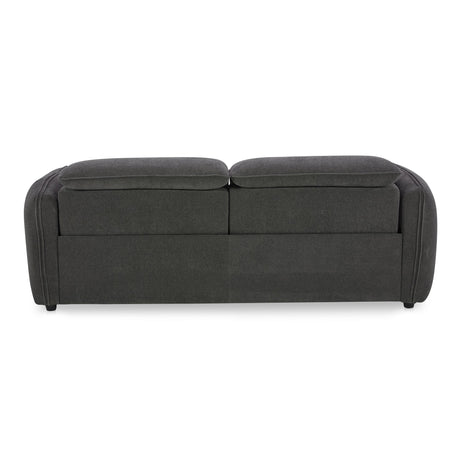 Eli Dusk Grey Power Recliner Sofa by MOES at Eve Furniture