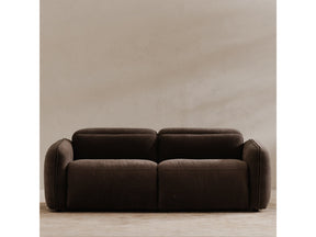 Eli Dusk Grey Power Recliner Sofa by MOES at Eve Furniture