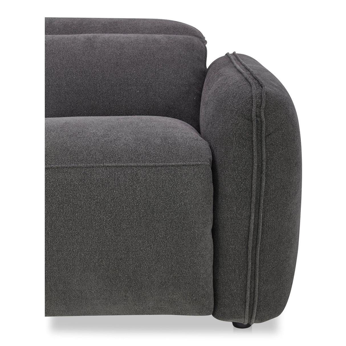 Eli Dusk Grey Power Recliner Sofa by Moe's Home at Eve Furniture
