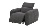 Eli Power Recliner Chair Dusk Grey by Moe's Home at Eve Furniture