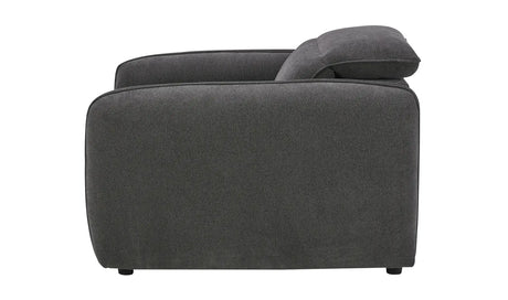Eli Power Recliner Chair Dusk Grey by Moe's Home at Eve Furniture