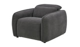 Eli Power Recliner Chair Dusk Grey by Moe's Home at Eve Furniture