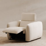 Eli Warm White Power Recliner Chair by MOES at Eve Furniture
