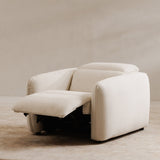 Eli Warm White Power Recliner Chair by MOES at Eve Furniture