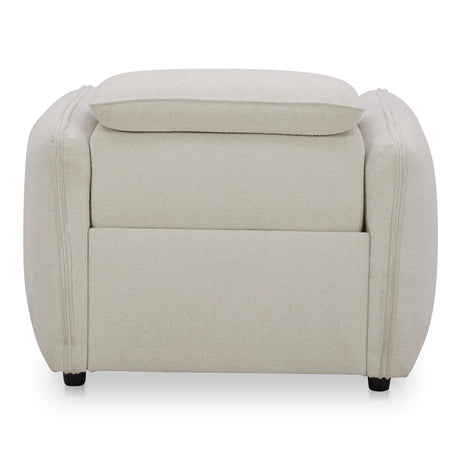 Eli Warm White Power Recliner Chair by MOES at Eve Furniture
