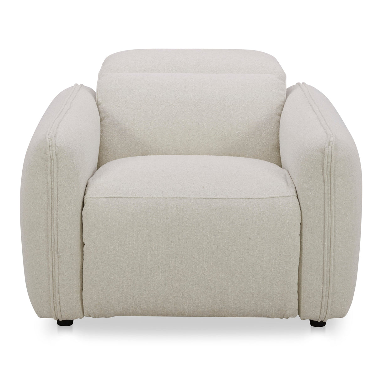 Eli Warm White Power Recliner Chair by Moe's Home at Eve Furniture