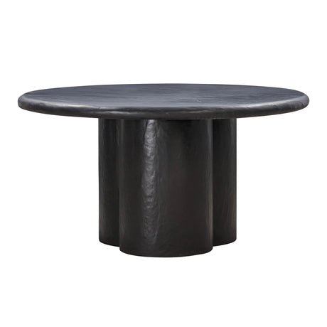 Elika Faux Plaster Indoor / Outdoor 59" Round Dining Table by TOV Furniture at Eve Furniture