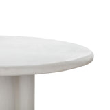 Elika Faux Plaster Indoor / Outdoor 59" Round Dining Table by TOV Furniture at Eve Furniture