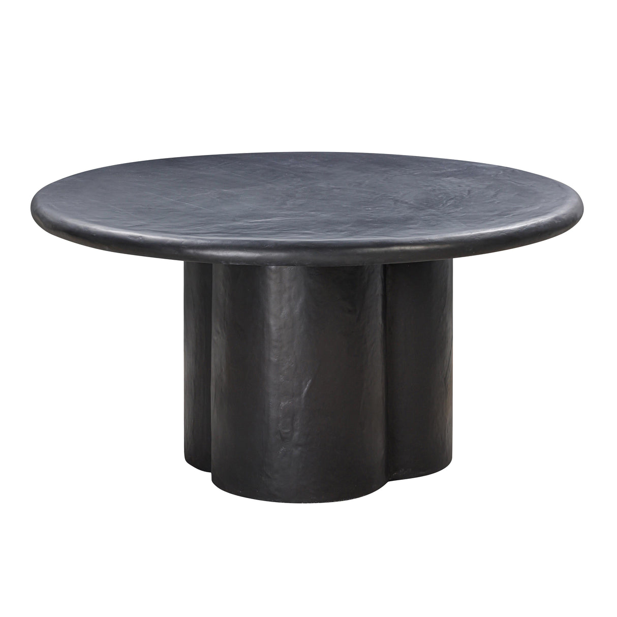 Elika Faux Plaster Indoor / Outdoor 59" Round Dining Table by TOV Furniture at Eve Furniture