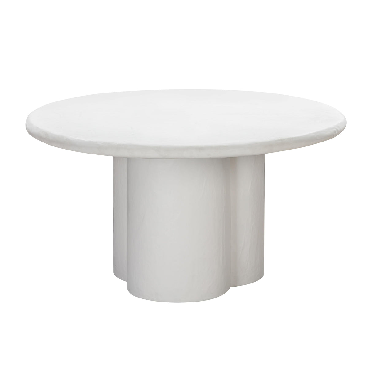 Elika Faux Plaster Indoor / Outdoor 59" Round Dining Table by TOV Furniture at Eve Furniture