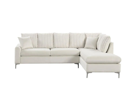 Elina Beige Right Arm Facing (RAF) Sectional [Special Price] by New Era Innovations at Eve Furniture