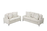 Elina Beige Sofa & Loveseat by New Era Innovations at Eve Furniture