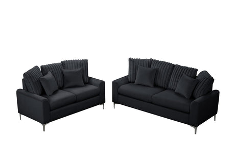 Elina Black Sofa & Loveseat by New Era Innovations at Eve Furniture