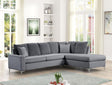 Elina Grey Right Arm Facing (RAF) Sectional by New Era Innovations at Eve Furniture