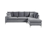 Elina Grey Right Arm Facing (RAF) Sectional [Special Price] by New Era Innovations at Eve Furniture