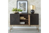 Elinmore Brown/Gold Finish Accent Cabinet by Ashley at Eve Furniture