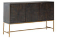 Elinmore Brown/Gold Finish Accent Cabinet by Ashley at Eve Furniture
