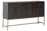 Elinmore Brown/Gold Finish Accent Cabinet by Ashley at Eve Furniture