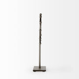 Elio 7.5L x 3.0W x 13.2H Small Studded hoop object by Mercana at Eve Furniture