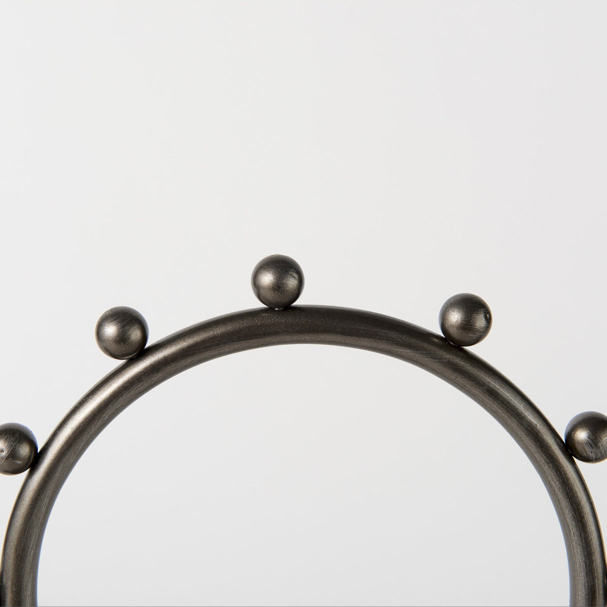 Elio 7.5L x 3.0W x 13.2H Small Studded hoop object by Mercana at Eve Furniture