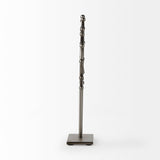 Elio 8.3L x 3.0W x 15.0H Large Studded Hoop Object by Mercana at Eve Furniture