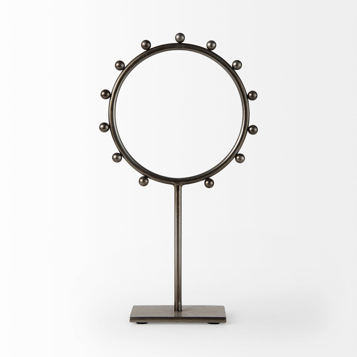 Elio Large Studded Hoop Object by Mercana at Eve Furniture