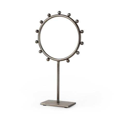 Elio Large Studded Hoop Object by Mercana at Eve Furniture