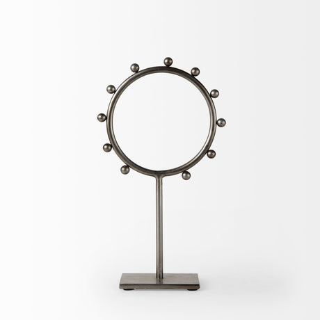 Elio Small Studded hoop object by Mercana at Eve Furniture