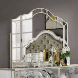Eliora Silver Glam 4-Piece Queen Bedroom Set by Furniture of America at Eve Furniture