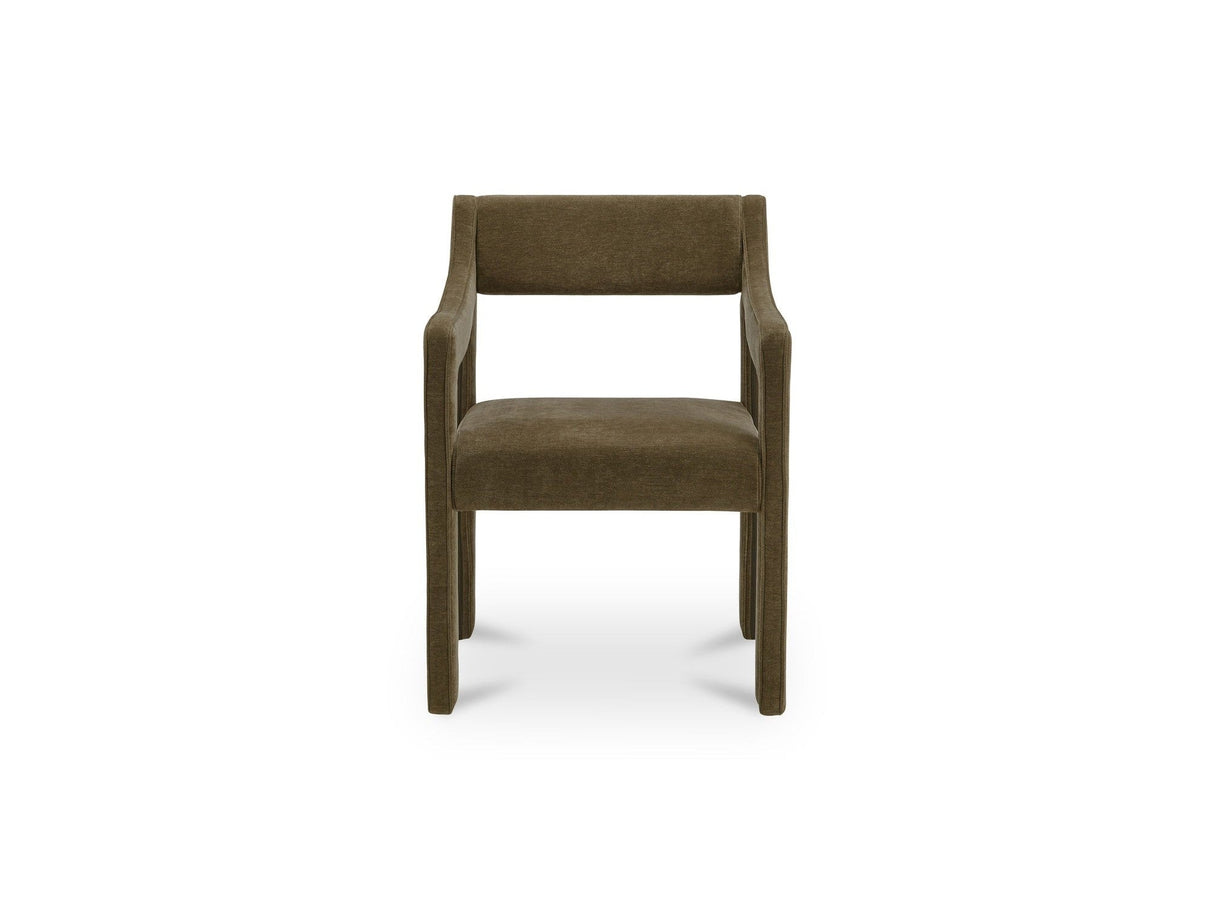 Elise Cedar Green Dining Chair by MOES at Eve Furniture