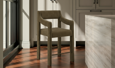 Elise Counter Stool Cedar Green by Moe's Home at Eve Furniture
