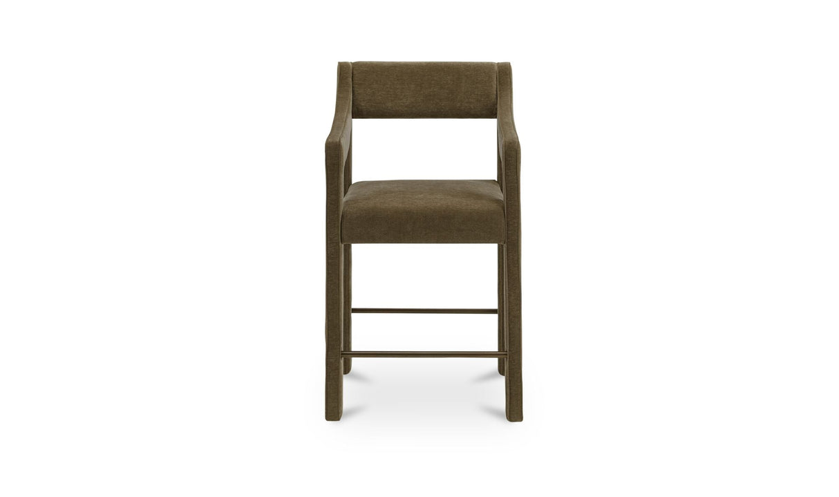 Elise Counter Stool Cedar Green by Moe's Home at Eve Furniture