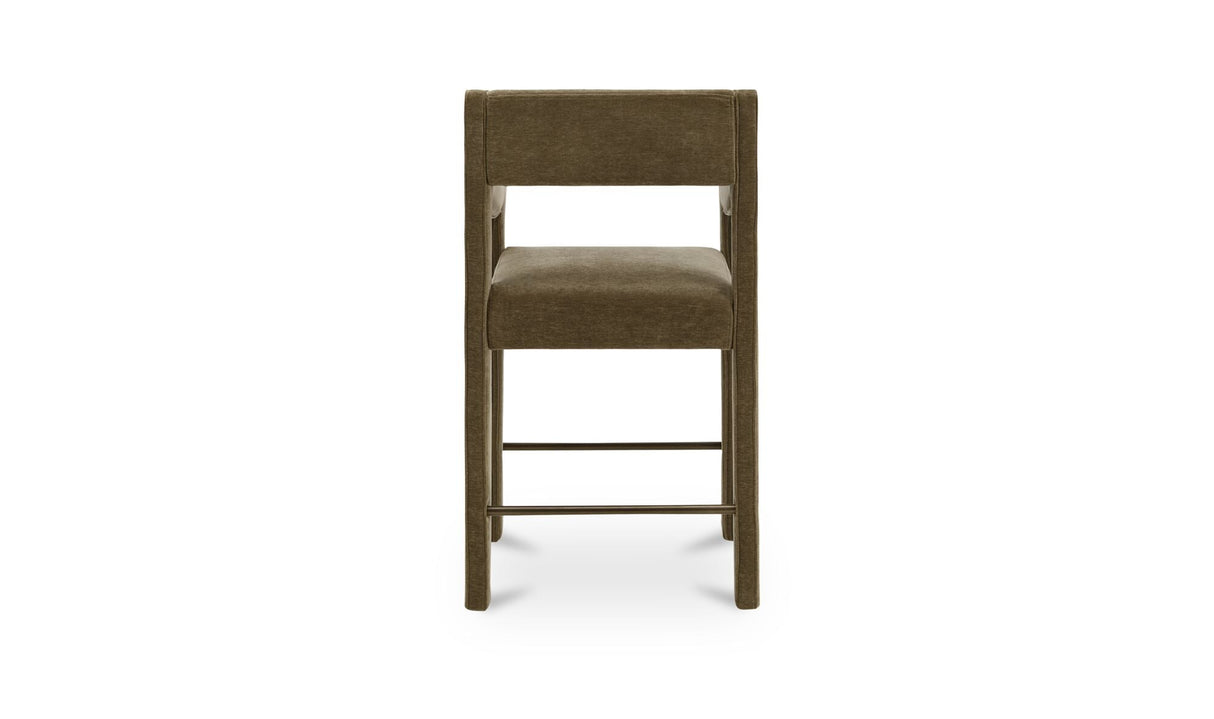 Elise Counter Stool Cedar Green by Moe's Home at Eve Furniture