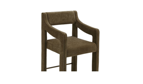 Elise Counter Stool Cedar Green by Moe's Home at Eve Furniture