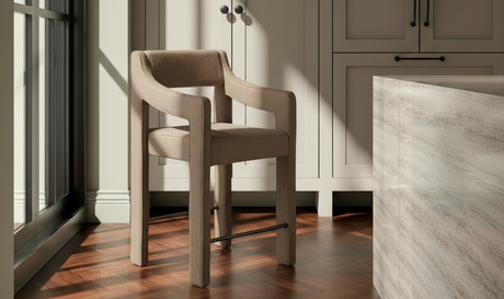Elise Counter Stool Ochre by Moe's Home at Eve Furniture