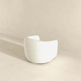 Elise Mid Century Modern Beige Boucle Swivel Chair by Ashcroft Furniture at Eve Furniture