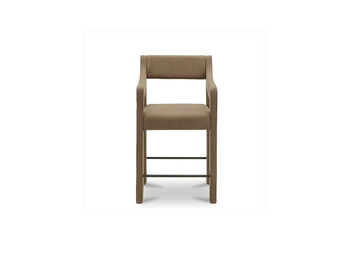 Elise Ochre Counter Stool by Moe's Home at Eve Furniture