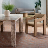 Elise Ochre Dining Chair by MOES at Eve Furniture