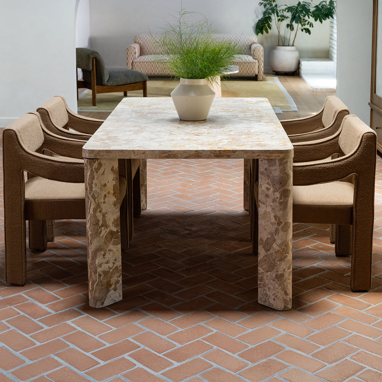 Elise Ochre Dining Chair by Moe's Home at Eve Furniture