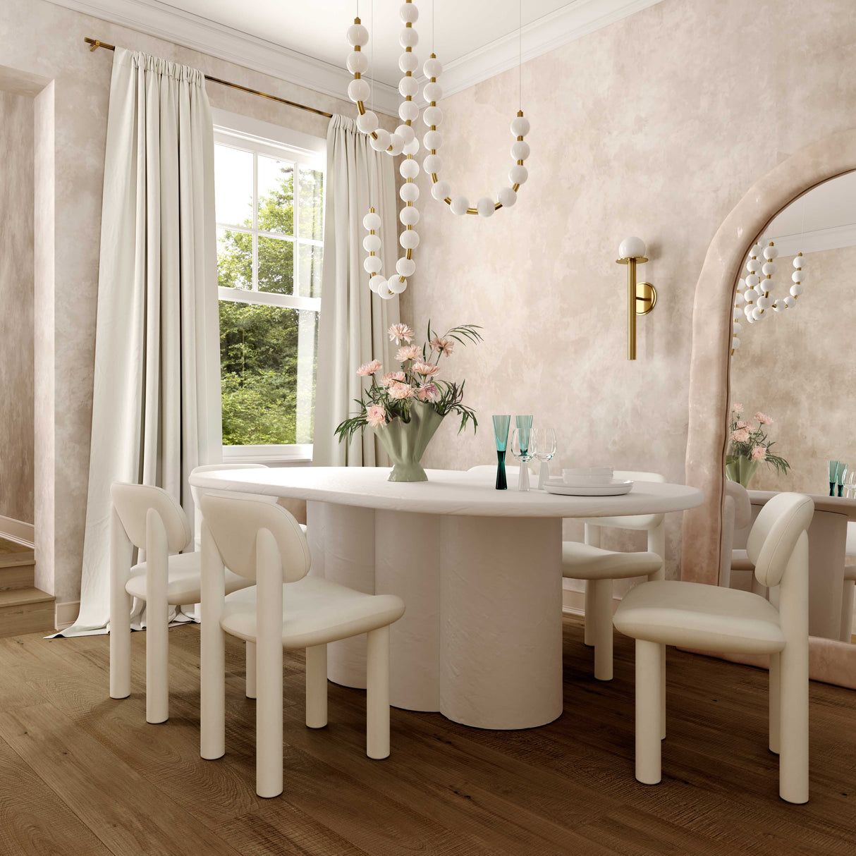 Elise Performance Velvet Dining Chair by TOV Furniture at Eve Furniture