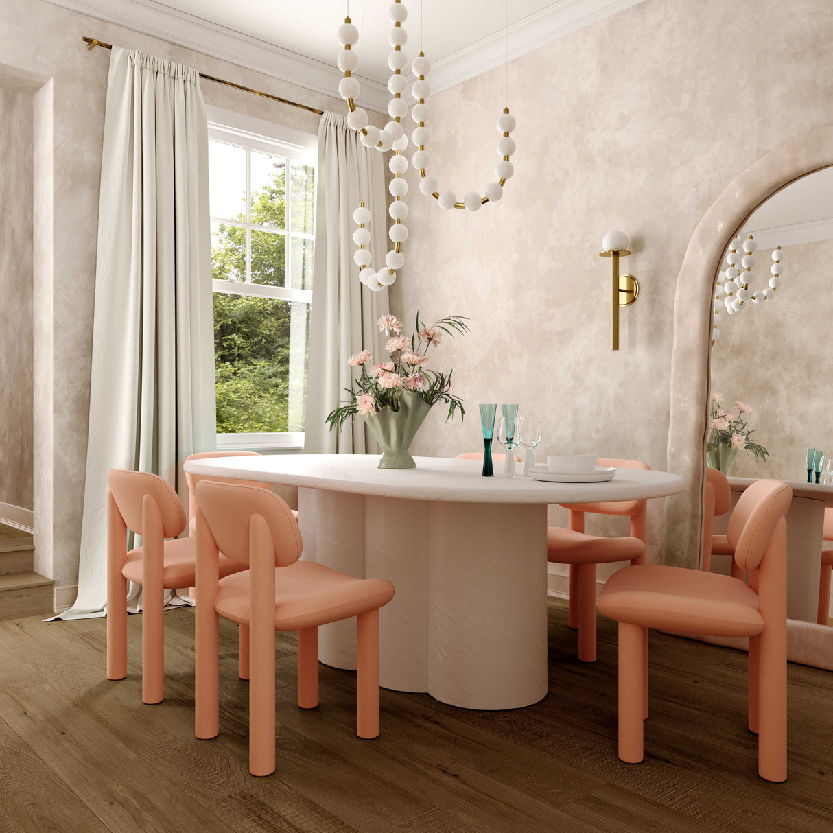 Elise Performance Velvet Dining Chair by TOV Furniture at Eve Furniture