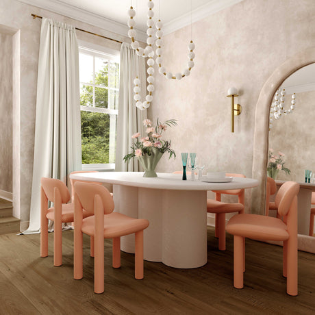 Elise Performance Velvet Dining Chair by TOV Furniture at Eve Furniture