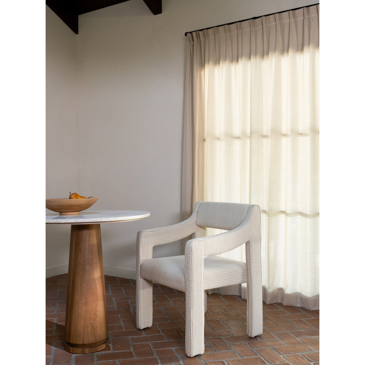Elise Stripe Dining Chair by MOES at Eve Furniture
