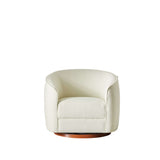 Elise Cream Boucle Swivel Chair