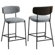 Elison Grey Counter Height Bar Stool (Set of 2) by Coaster at Eve Furniture