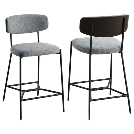 Elison Grey Counter Height Bar Stool (Set of 2) by Coaster at Eve Furniture